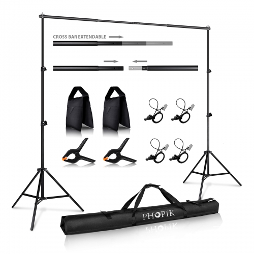 PHOPIK 10ft Photography Backdrop Stand