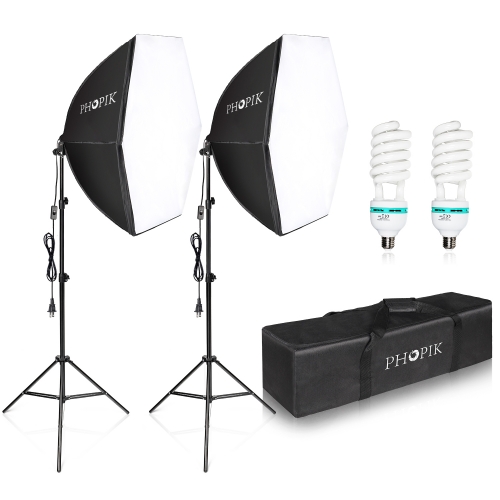 PHOPIK Softbox Photography Lighting Kit