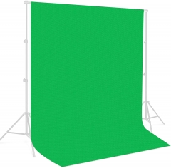 Hpusn Photography Green Backdrop Background: 6 x 9 ft Black Non-Woven Fabric
